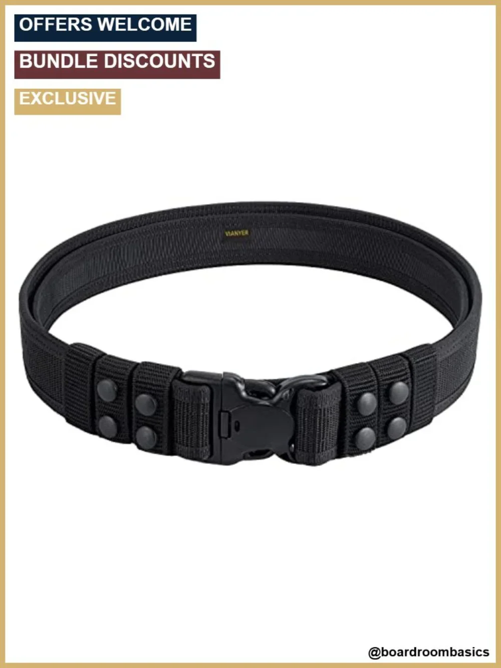 Tactical Duty Belt Police Security 2